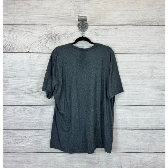 Gildan Plus Size Soft Style Gray "Play Ball" Baseball Graphic Tee Size 2XL - Picture 6 of 6